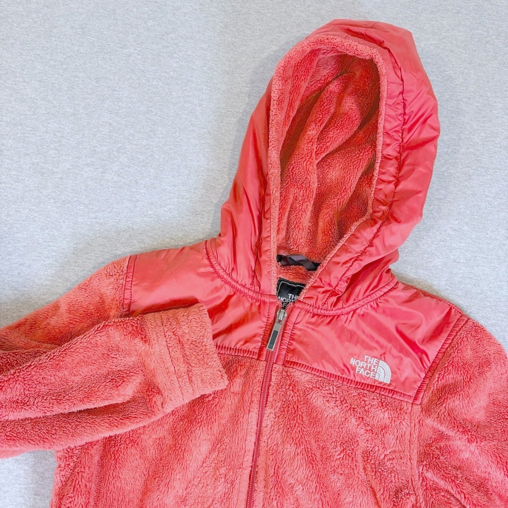 The North Face Fleece Hoodie Womens XS Pink Full Zip Osito Denali‎ Style